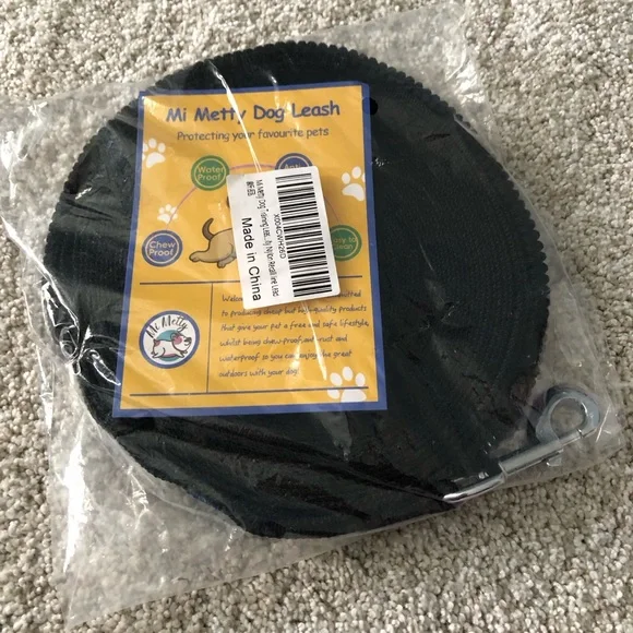 New Mi Metty Black Dog Leash - Picture 2 of 9